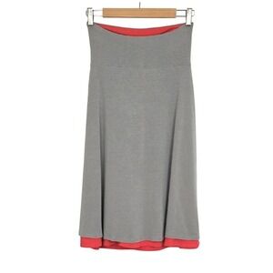 Vintage Lululemon 4-Way Reversible Beat The Heat Dress Skirt Gray Pink 4